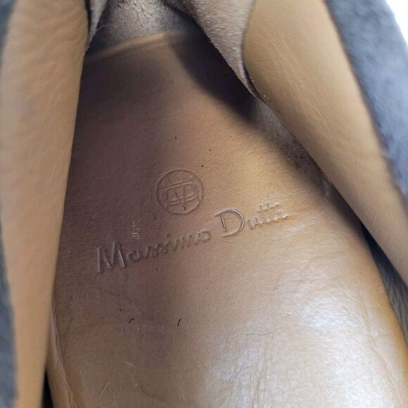 Massimo Dutti Shoes Mens EU42 US9 Brown Suede Driving Loafers Tie Slip On - Picture 9 of 12